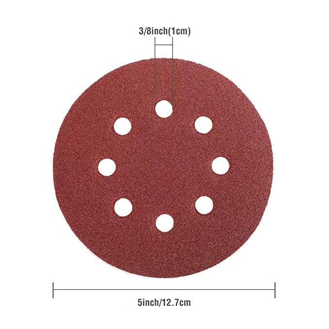 
5/6/7 inch 125/150/180 mm sanding discs pads for sanding grinder hook and loop pad quick change grinding abrasive sanding disc 
