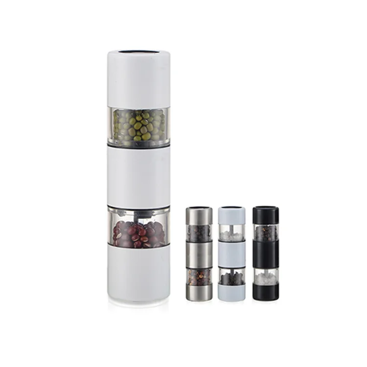 color custom 2 in 1 manual salt and pepper grinders ceramic