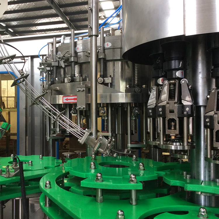 Zhangjiagang Automatic 3 In 1 Glass Bottle Beer Washing Filling And Capping Machine