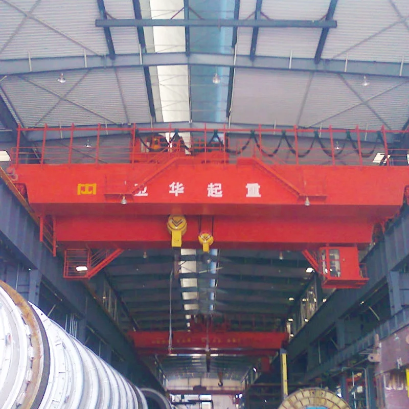 WEIHUA Double Girder QY Type Cabin Control Casting Overhead Bridge Crane 50ton 100ton