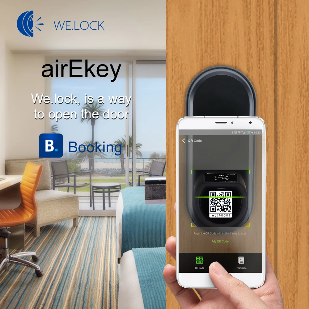 AirEkey System Smart Hotel Rfid free APP lock  for Internet of Things