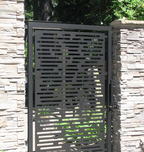 garden metal fence gate