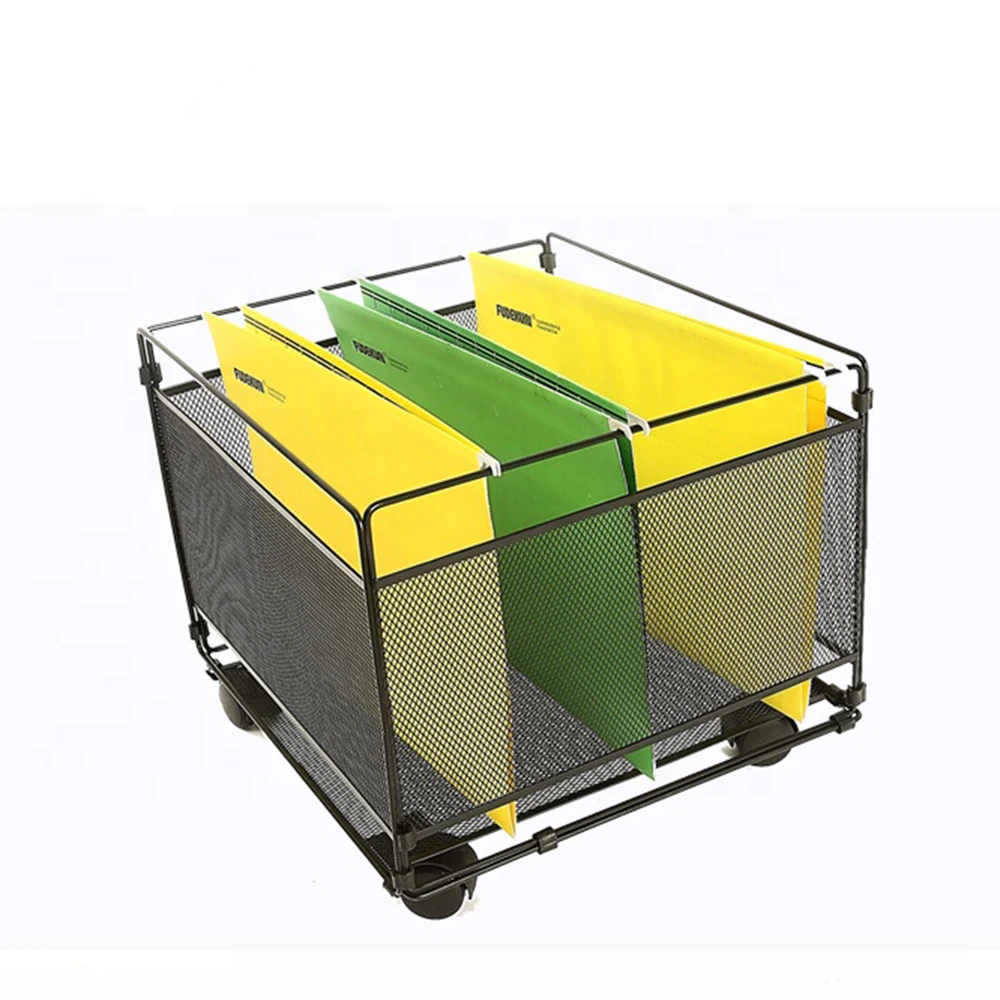 Vertical metal wall certificate office mesh stand wire hanging a4 a5 size expanding plastic pp magazine organizer file holder