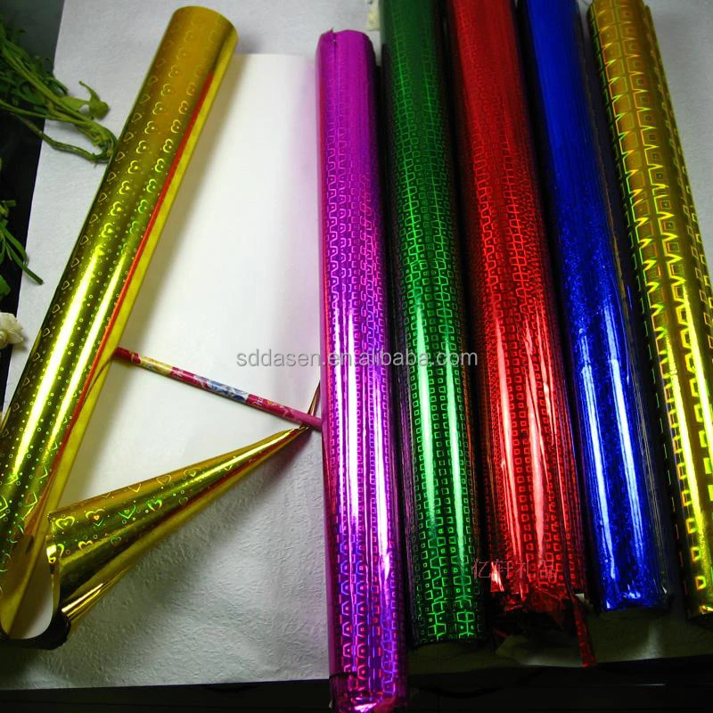 
Printed Metallized Wrapping Paper Roll 