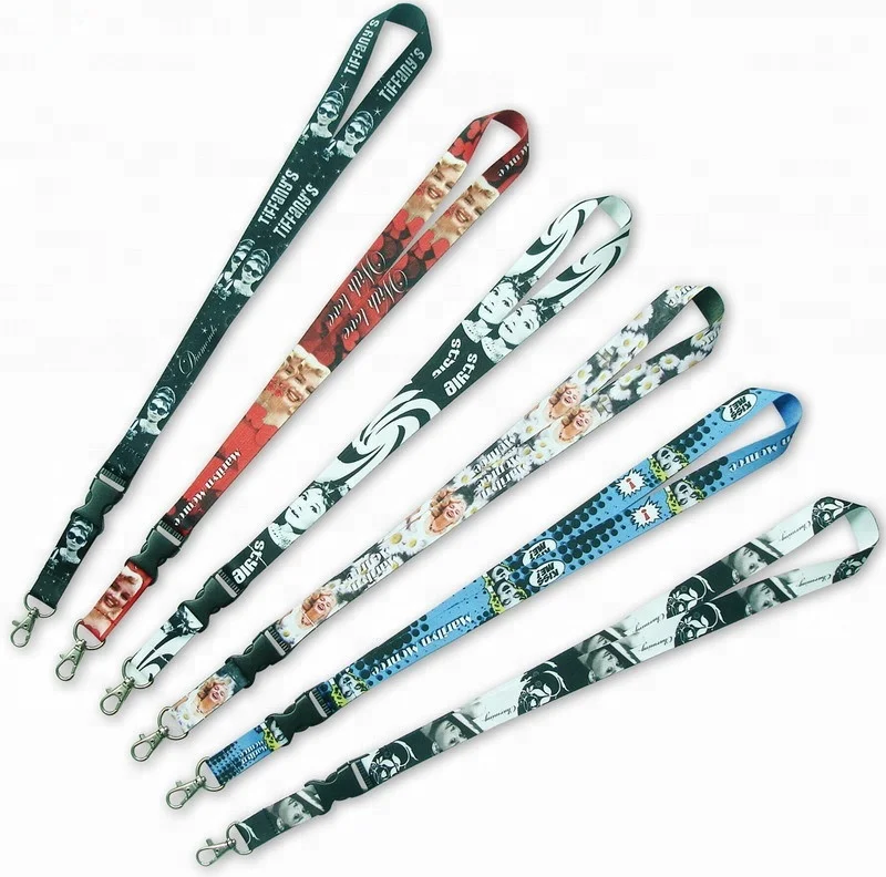 
Cheap Custom logo printed polyester lanyard/no minimum order neck lanyard 