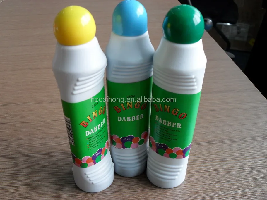 Factory supply dot marker 40ml bingo dabber easy washable kids markers CH2816