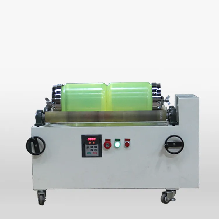 0.5 -3L 3 Layers horizontal roller mill machine lab rolling ball mill / Zirconia Oxide Jar grinding machine