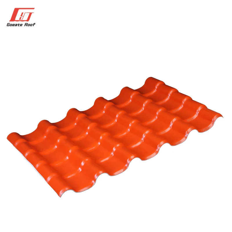 chinese supplier plastic synthetic roof tile malaysia PVC material corrugated roofasa coated upvc roofing classical resin tile