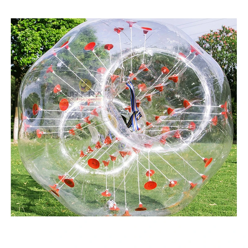 Inflatable Bubble Bumper Zorb Ball Adult TPU Football Family bubble ball double bubble suit body zorb bumper for kids