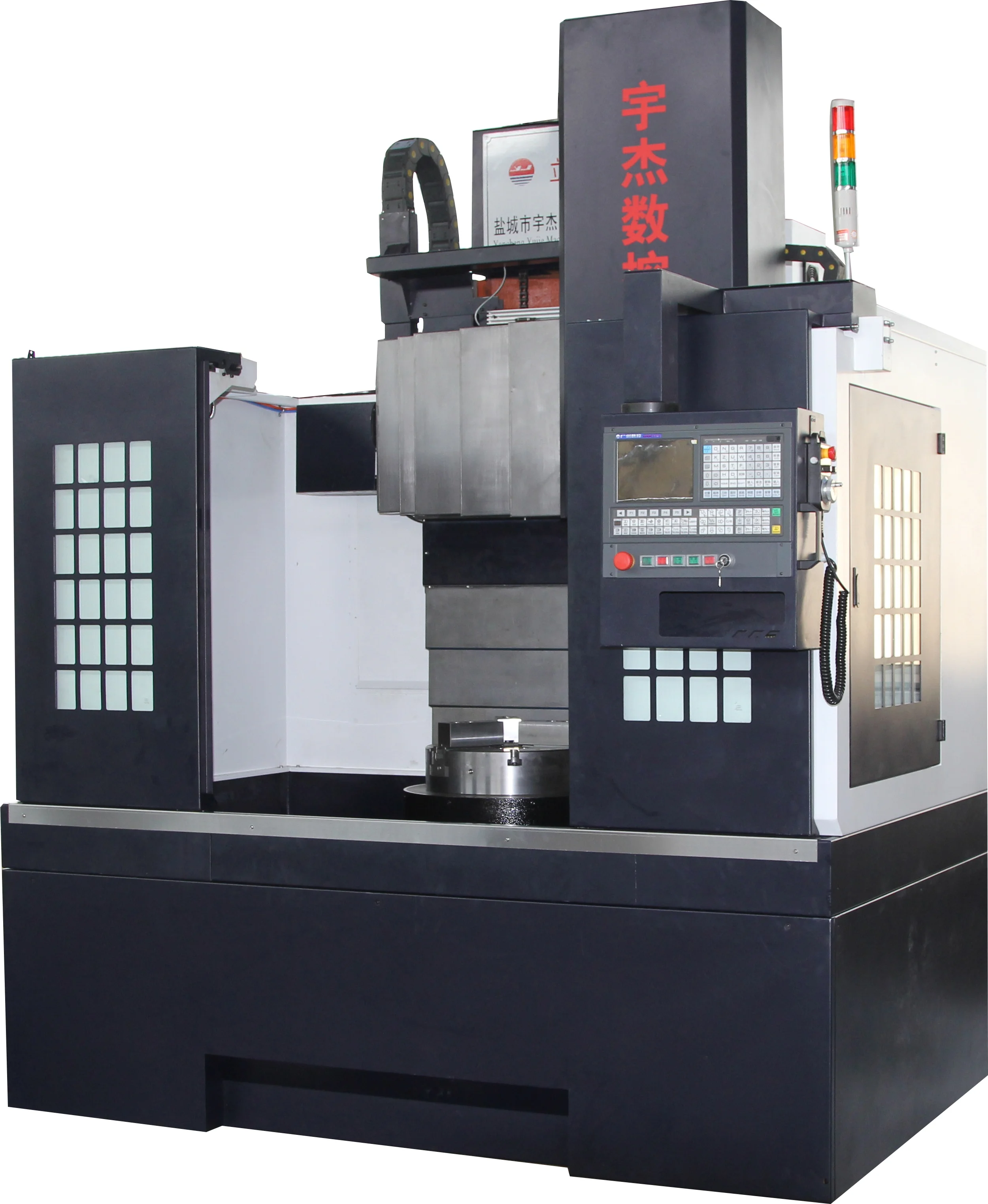 Metal working CNC vertical lathe with big spindle bore dia in hot sale