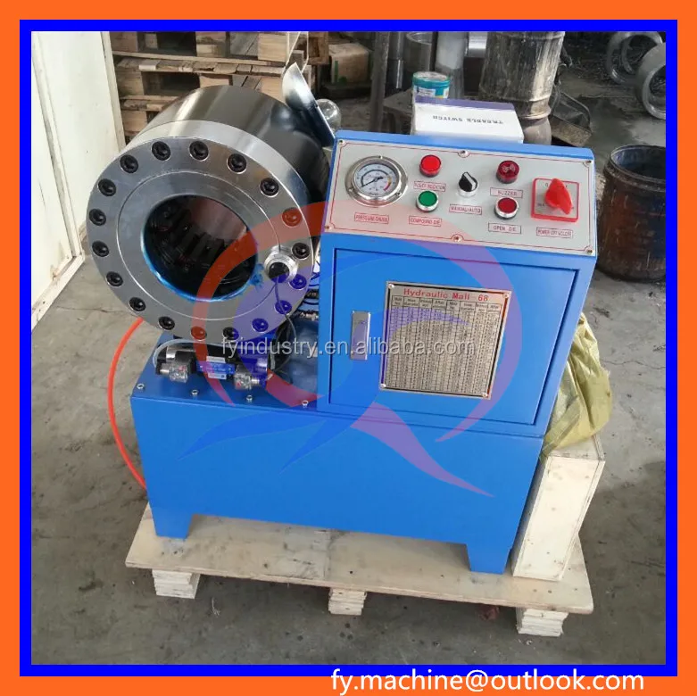 2 inch 400v CE approved finn-power hydraulic air brake hose crimping tool for sale