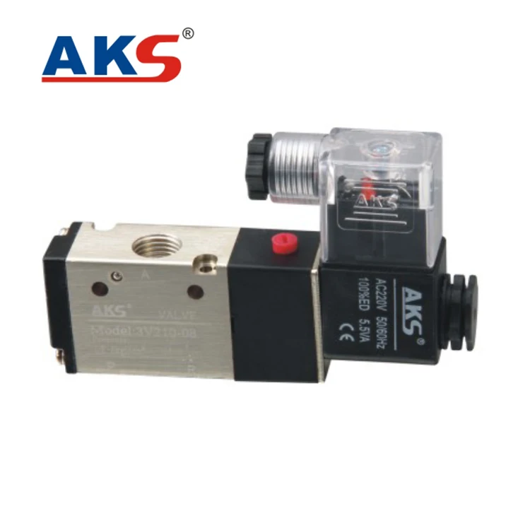 New brand 2017 3/2 way solenoid valve 220v ac
