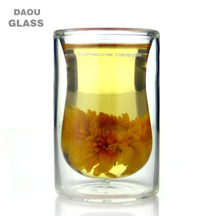 
double wall glass coffee cup 