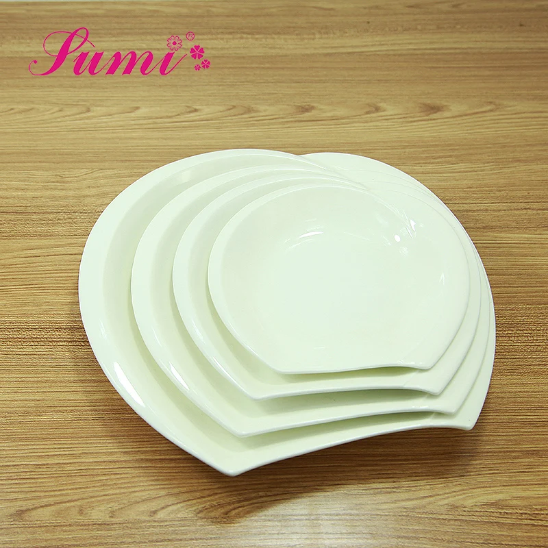 Low price custom printed dinner round plate christmas plates ceramic