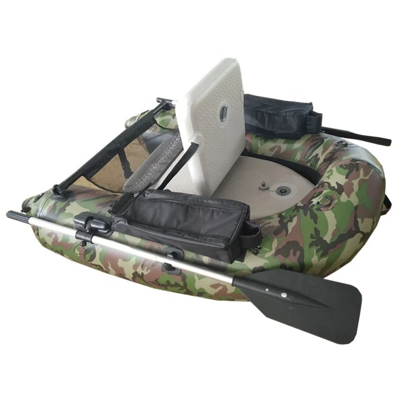 new inflatable fishing float tube with oars