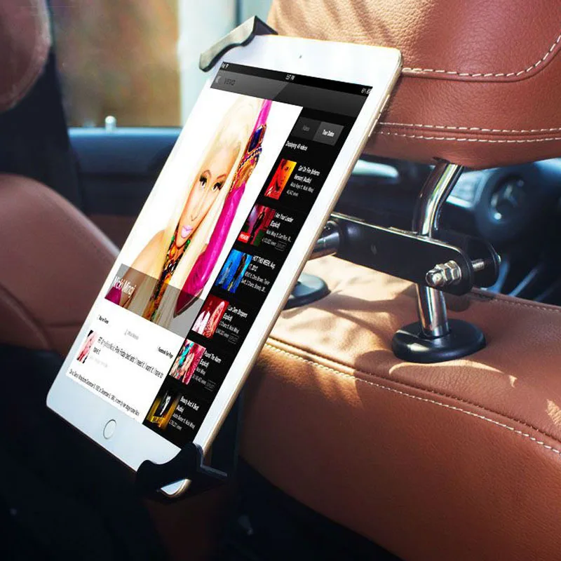 Универсальная подставка для подголовника 2 в 1, настенное или заднее сиденье, автомобильный держатель планшета с регулируемым углом для ipad 9,7-13 дюймов