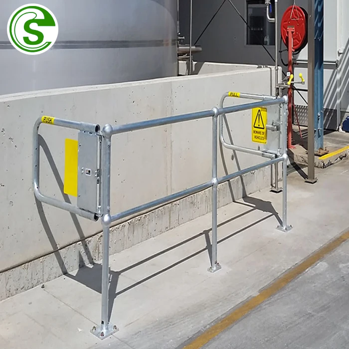 Оцинкованные железные перила поручни и столбики