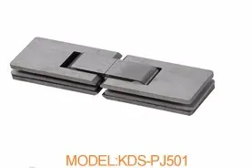 Elegant Design Semi-frameless Diamond Shape Hinge Shower Room Shower Cabine