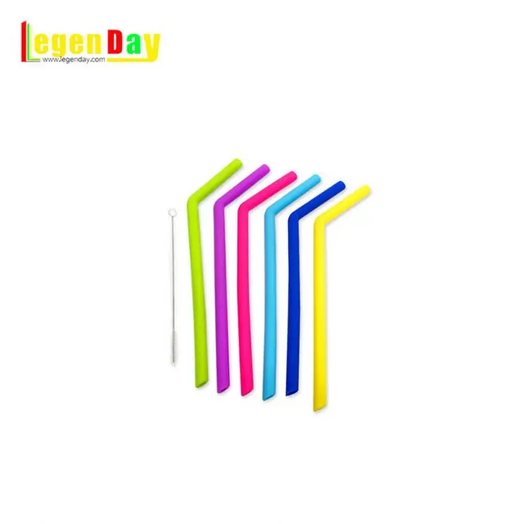 Пользовательские питьевой силиконовая трубочка