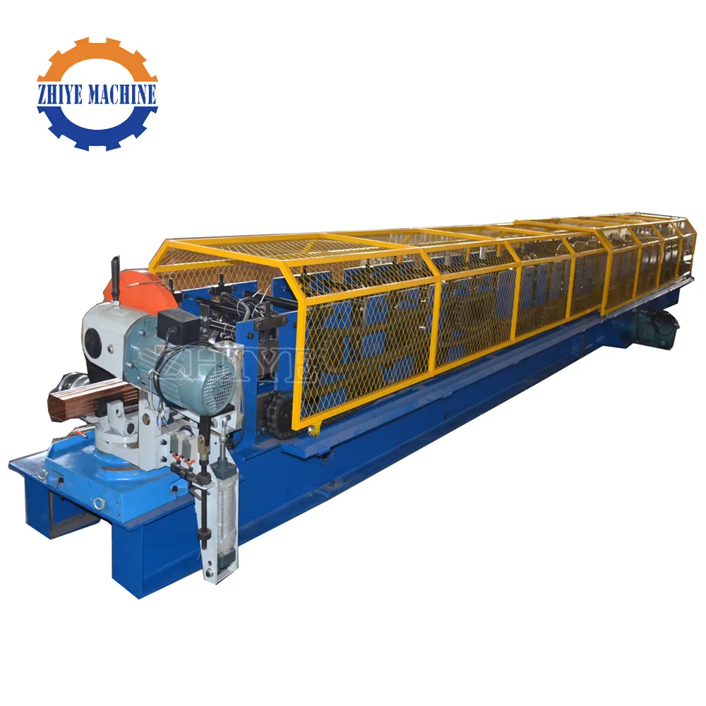 Metal Rain Pipe Downspout Roll Forming Machine Automatic Elbow Machine Square Pipe Making Machine