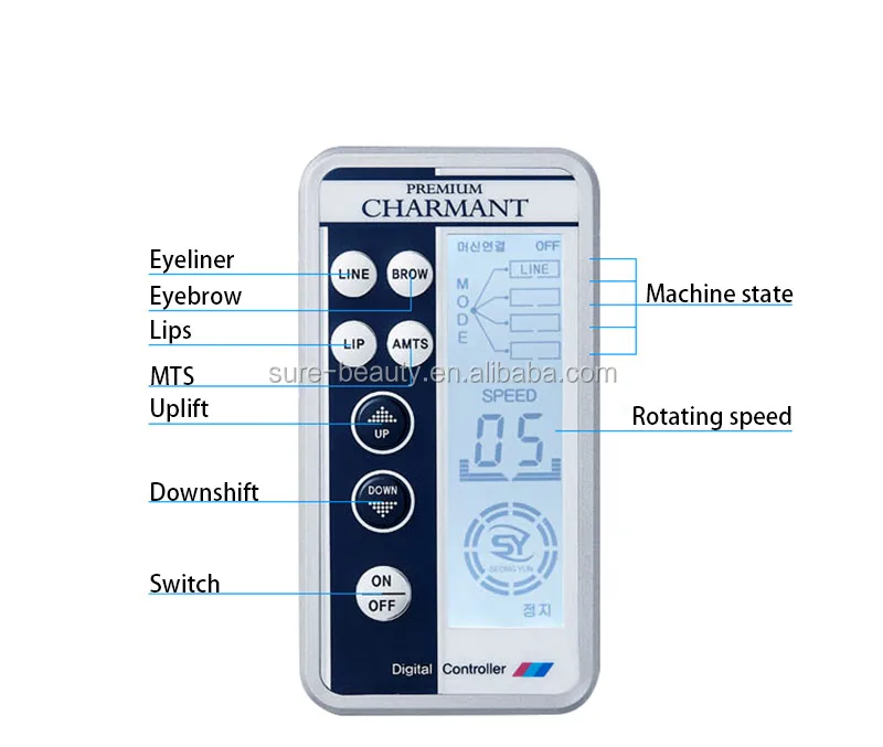MTS Micropigmentation Machine Kit, Korean charmant Machine for semi permanent makeup
