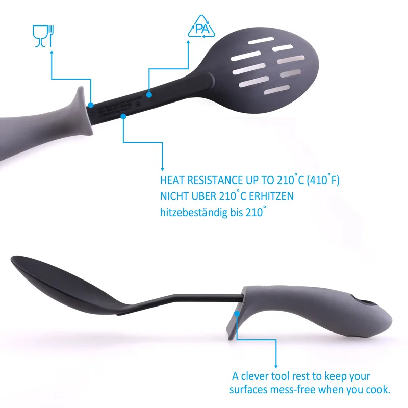 High quality kitchen nylon utensils set spatula innovative kitchen accessories cooking tool set spatula