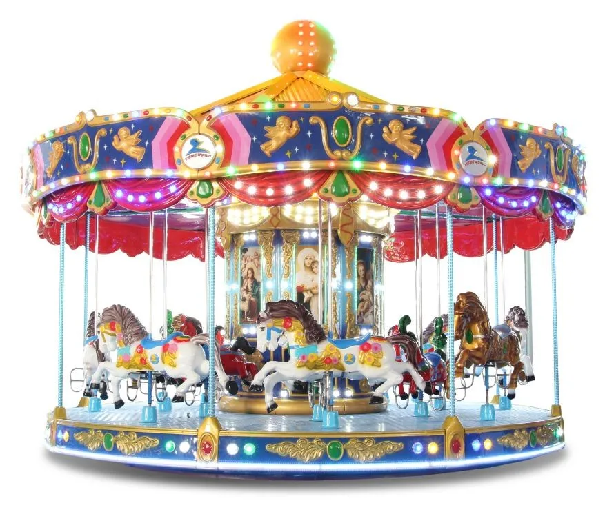 
attractive outdoor playground ride carousel 