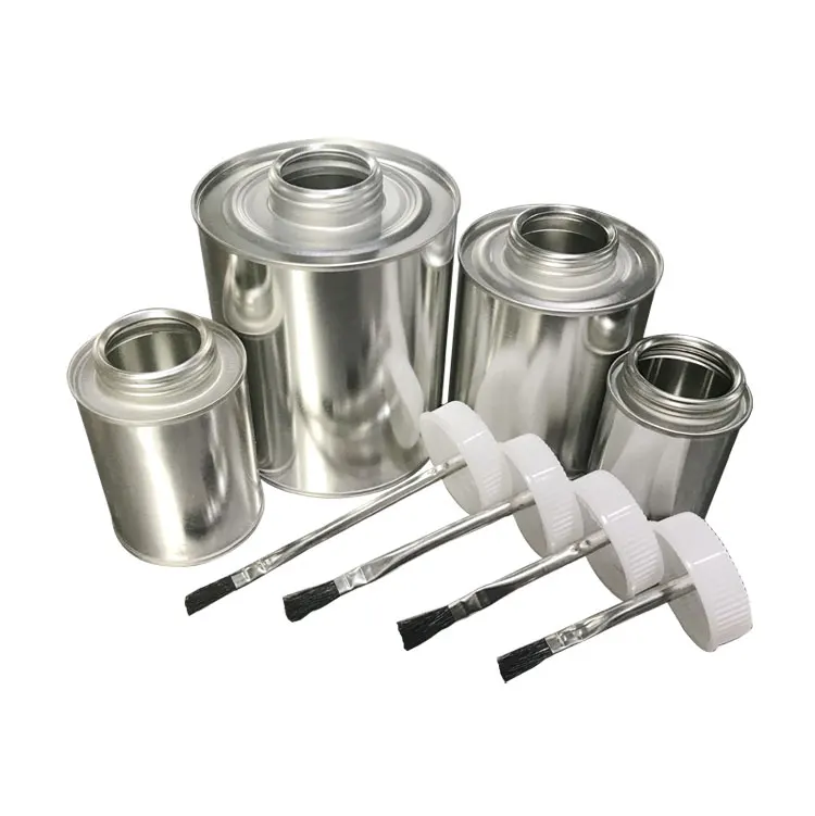 Tinplate Metal Type and Metal Material used tin cans for sale packing glue metal container