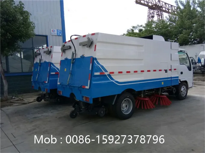 3m3 dustbin 1m3 water small japanese road sweeping vehicle