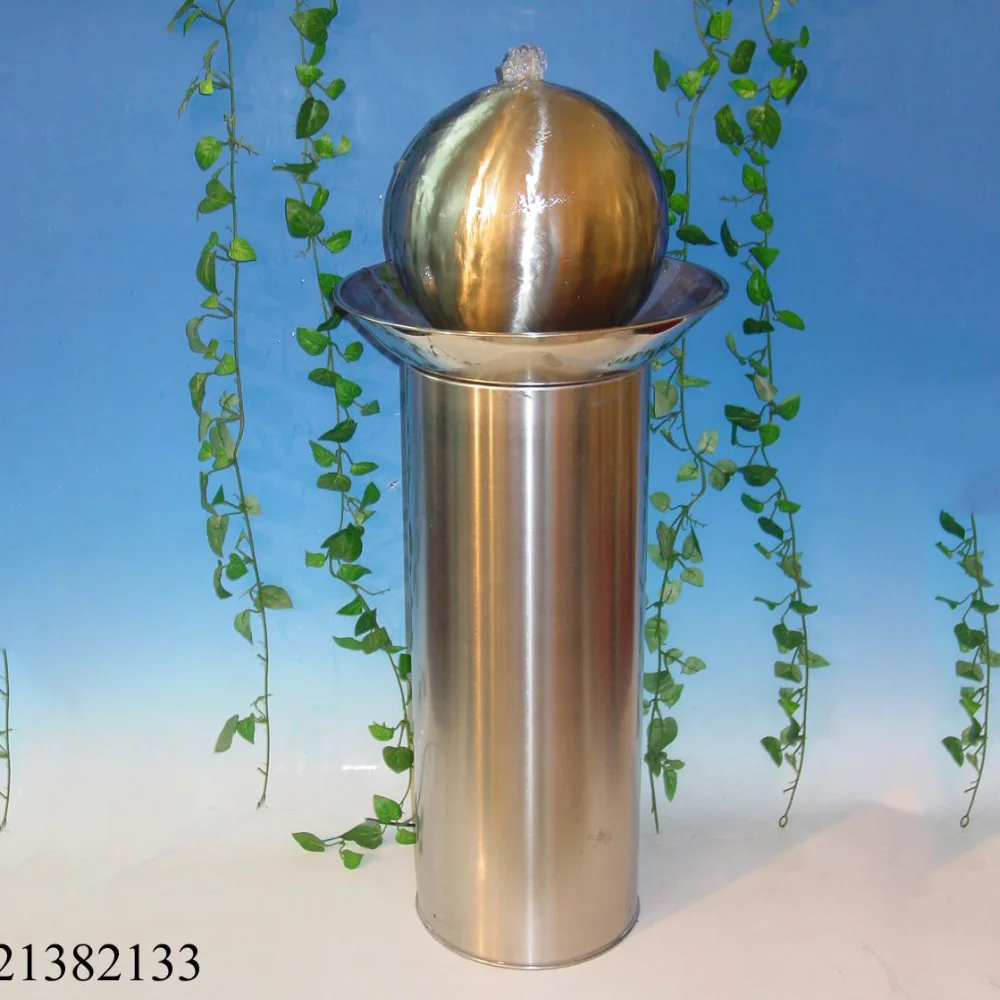 Solar cascading garden water feature outdoor waterfall fountain