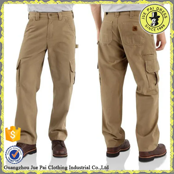 6 Pocket Mens Work Pants Cotton Workwear Trousers Cargo Pants Safety Uniform