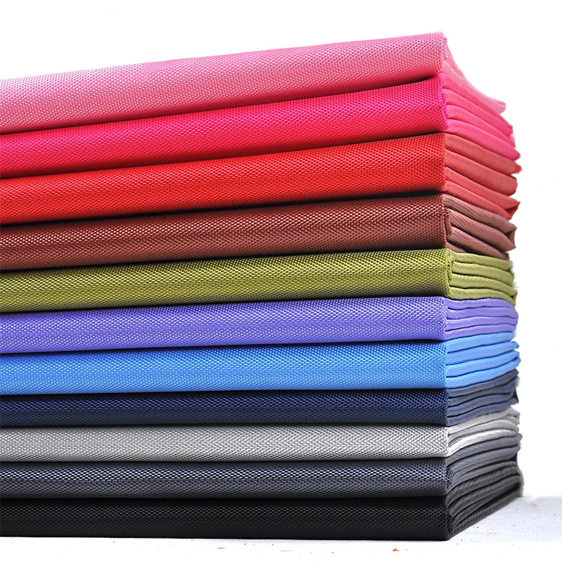 Polyester Single Yarn 1680D PVC Coated Oxford Bag Fabric Backing