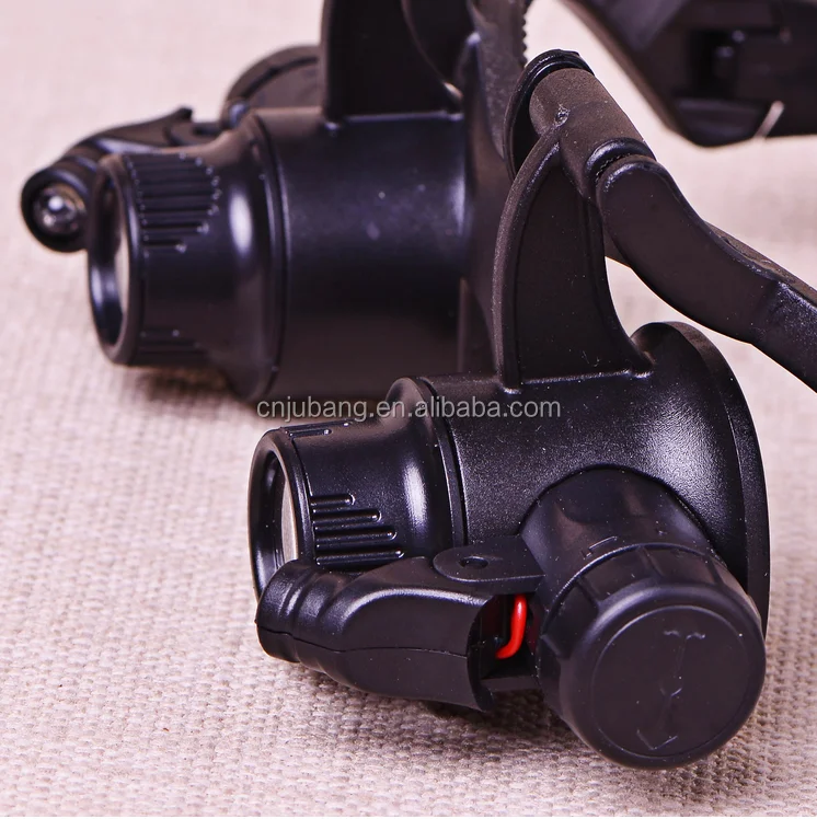 Magnifier Eye Glasses with Loupe Lens Jeweler Watch Repair LED Light / jeweler watch repair magnifying glasses