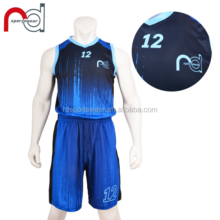 Customized college sublimation basketball  latest Black and orange basketball jersey uniform design
