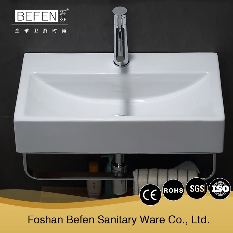Chaozhou manufacturer wall hung ceramic sanitary ware wash basin on sale