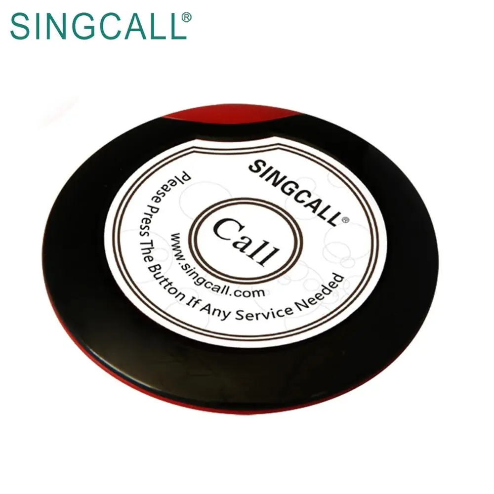 SINGCALL Ultra-thin Pager With Display Waiter Service Customer System