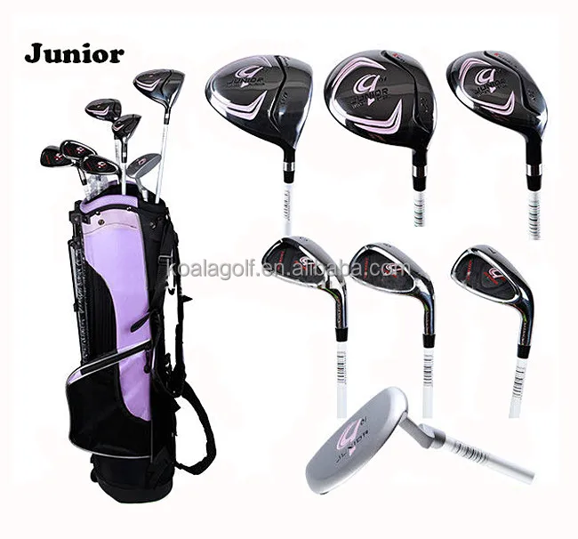 Kid Golf Club Set Right Handed with 7 Pcs and a Bag JUNIOR