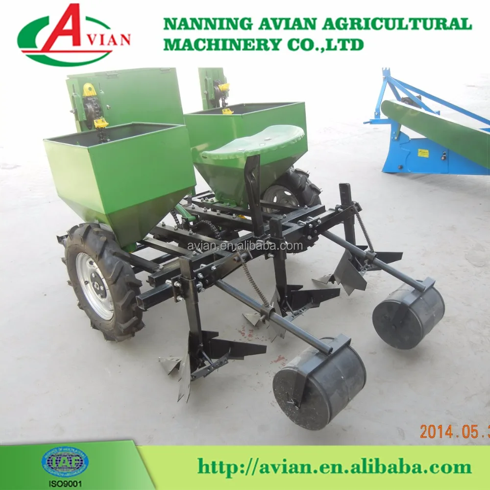 Double Rows Potato Planter Seeder / Garlic Planter Machine / Sweet Potato Planting Machine