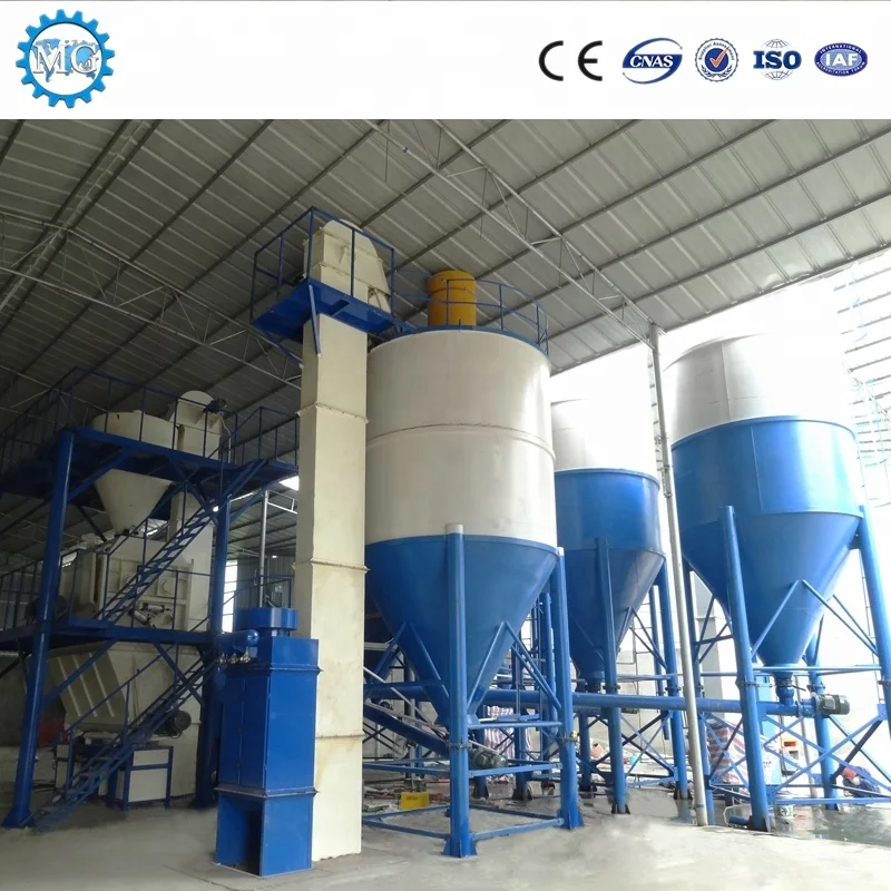 new type MG Ceramic Tile Adhesive Manufacturing Plant Automatic Dry  Mortar Production Line on sale