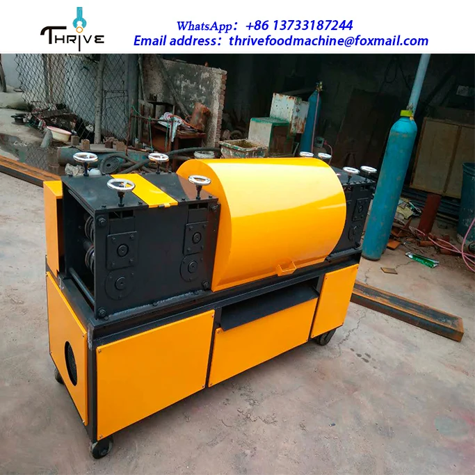 Steel metal pipe straightener/machine to straighten metal tube/scaffold