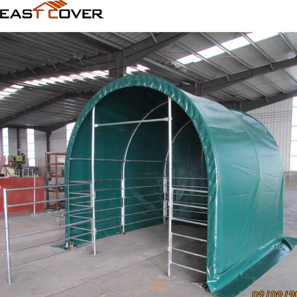 2x2m PVC Fabric Horse Stable Shelter for sales