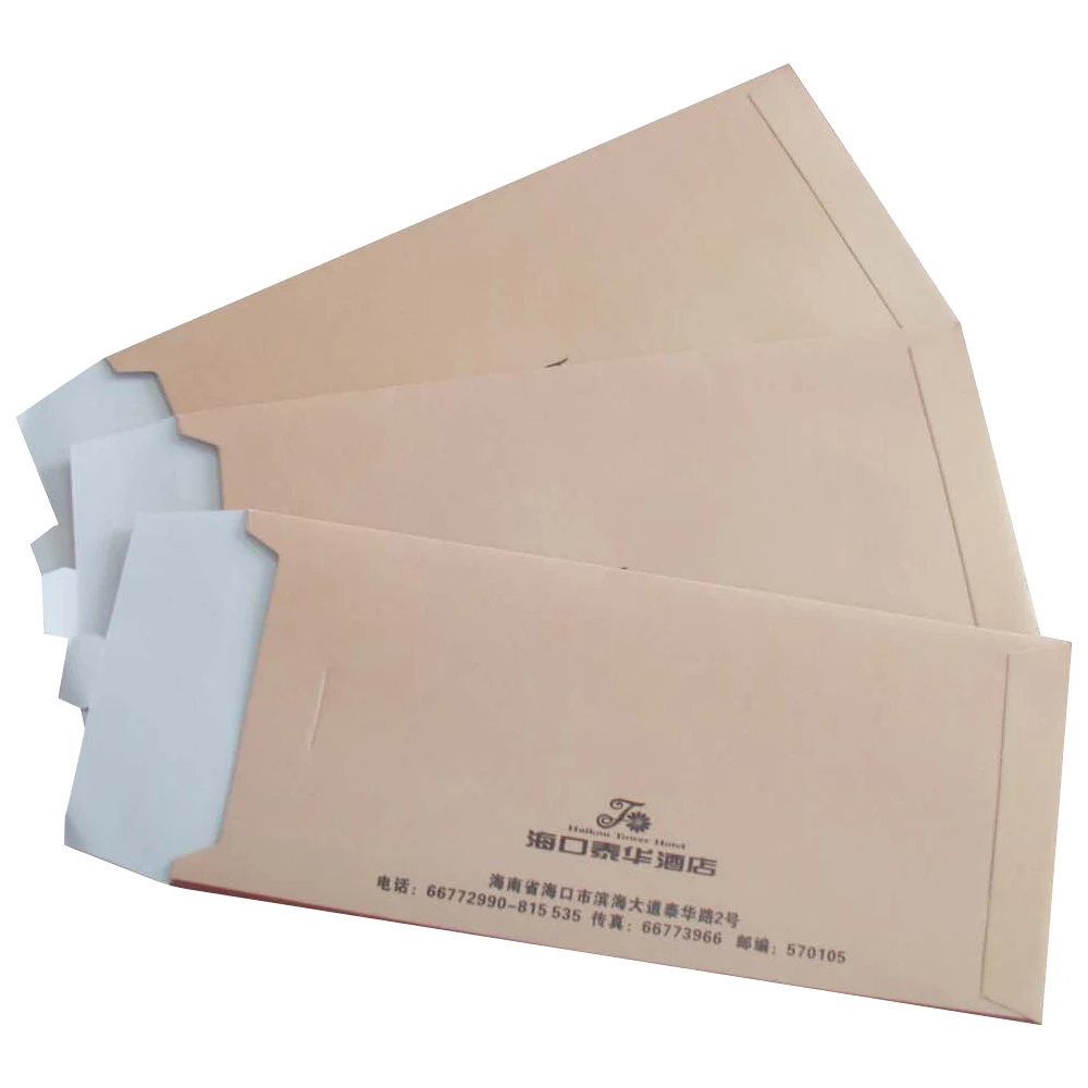 Custom printing gift paper cardboard black envelope