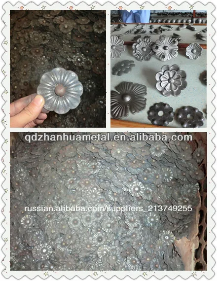 metal flower for garden fence