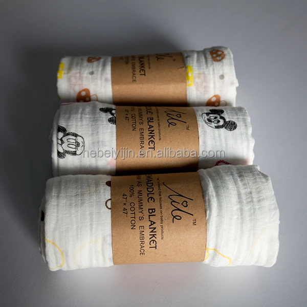 
Aden anais muslin swaddle blanket solid color organic muslin 