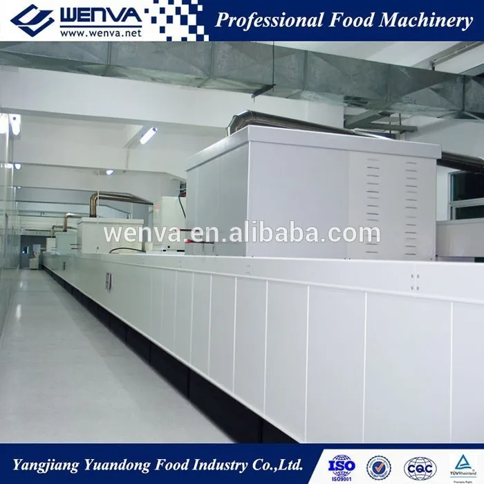 PLC Controlled Tunnel Baking Oven For Biscuit Factory