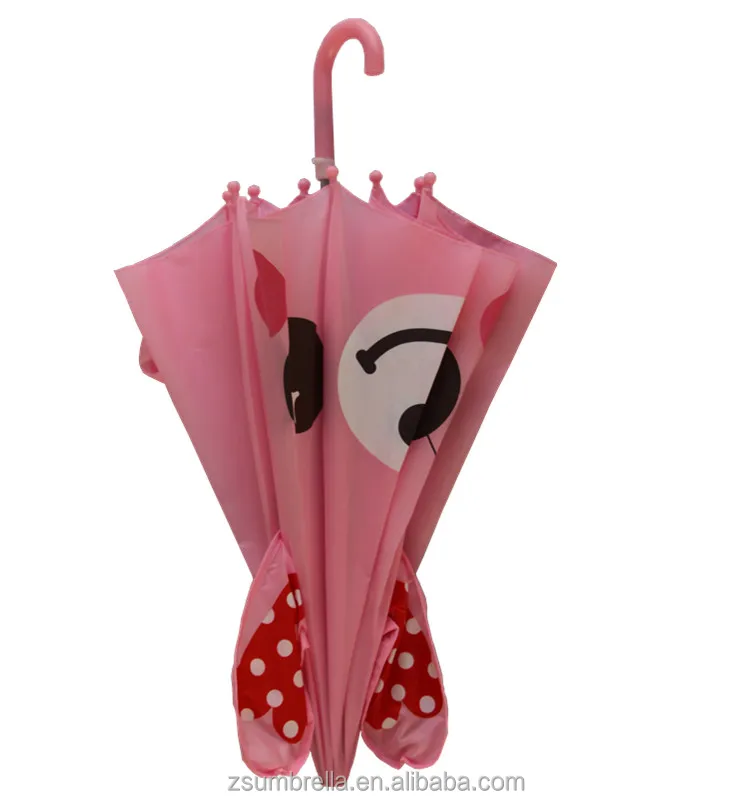 Animal shape  umbrella with ears children wholesale cheap kids umbrella