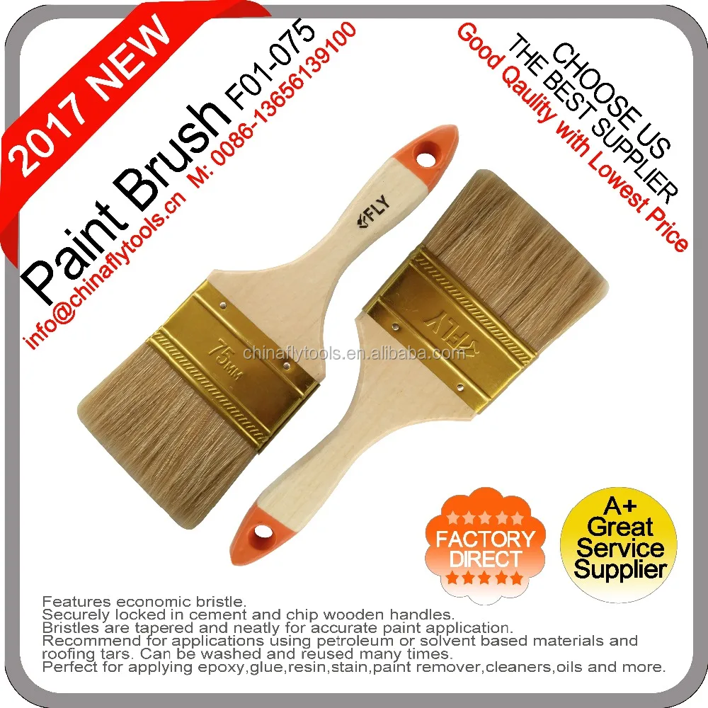 Russian Popular China Bristle Paint Brush
