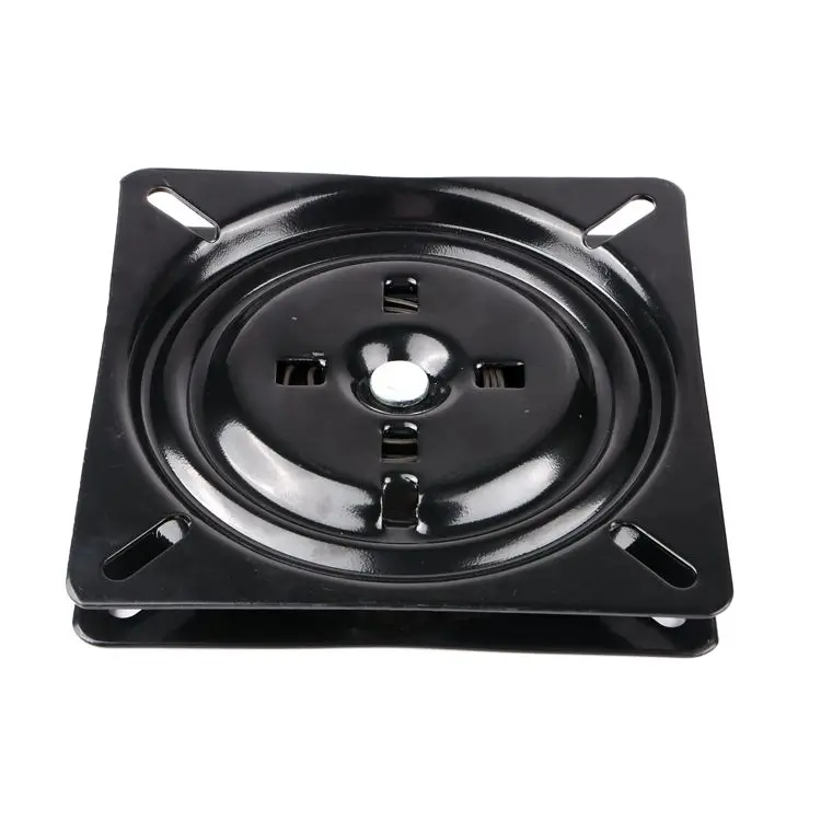 Лидер продаж, черный шарнир для барного стула толщиной 2,3, 7 дюймов, 177 мм, угловая сменная поворотная пластина с возвратом пружины с эффектом памяти