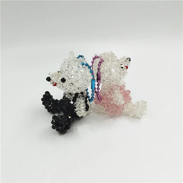 Подвеска ручной работы с кристаллами и бусинами в наличии для маркера