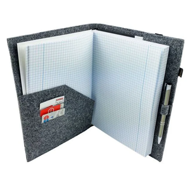 
hot sell Felt fabric Cover Notebook for journal travel diary trip planner 